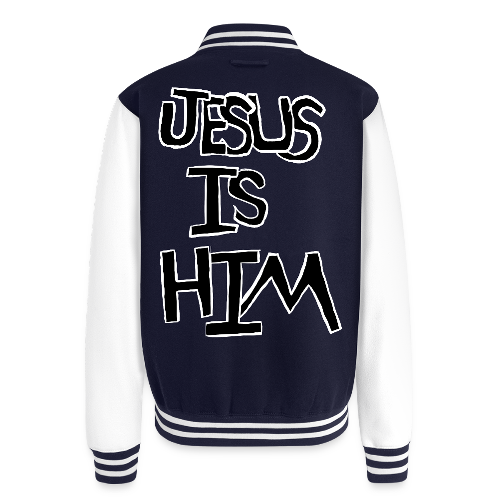 Jesus Is Him - navy/white