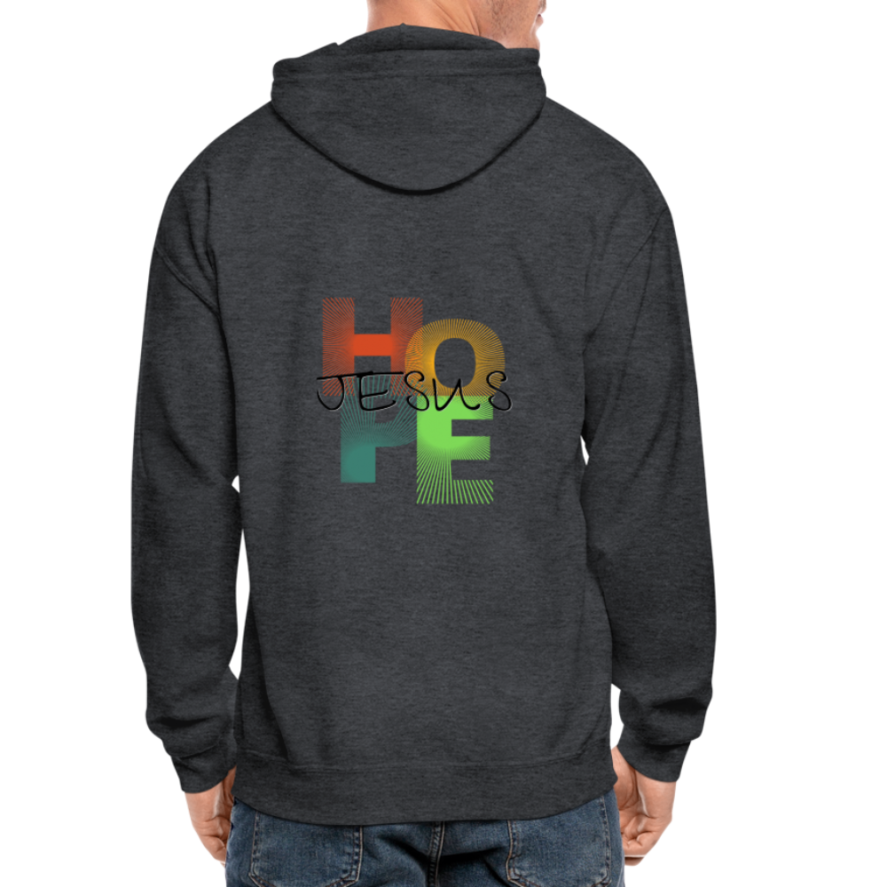 HOPE - Hoodie - deep heather