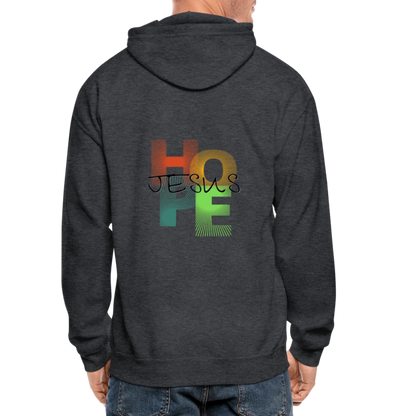 HOPE - Hoodie - deep heather