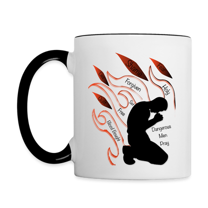 Dangerous Men Pray - white/black