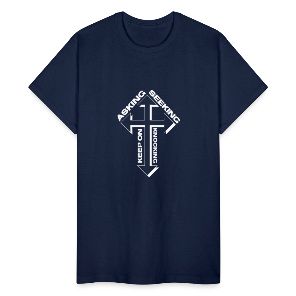 Ask Seek Knock - navy