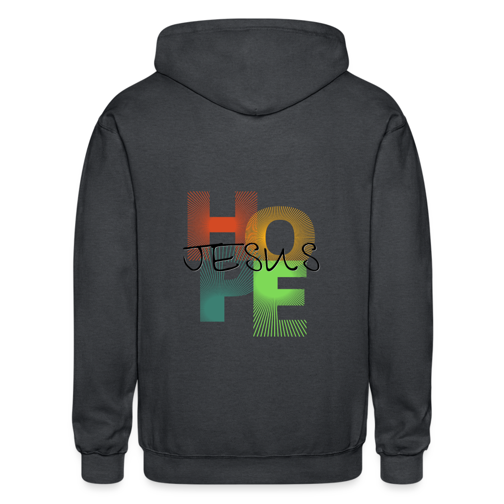 HOPE - Hoodie - deep heather