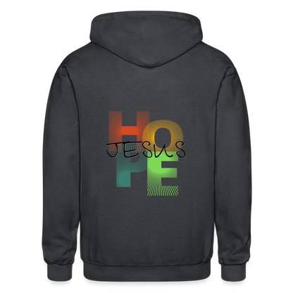 HOPE - Hoodie - deep heather