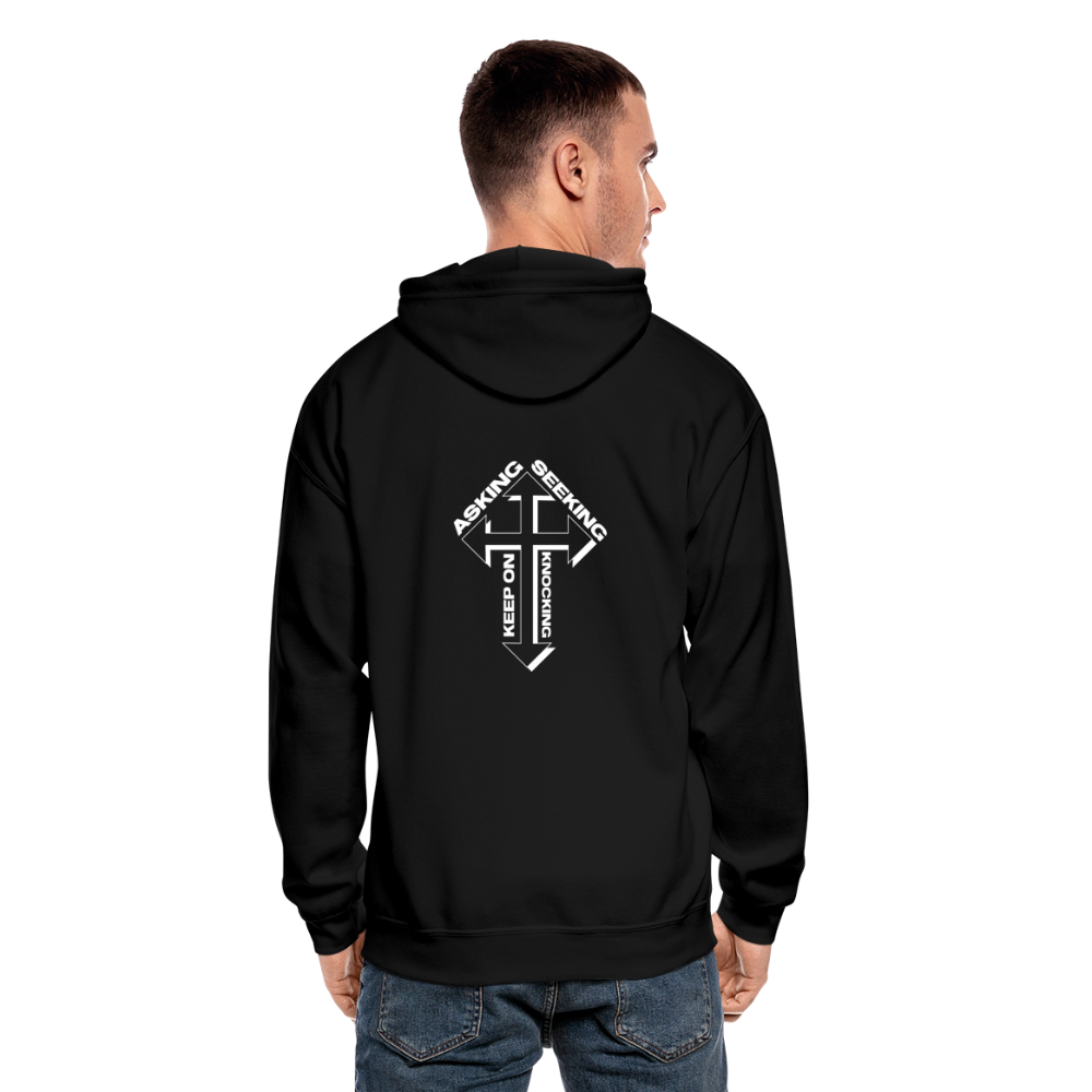 ASK SEEK KNOCK  - Hoodie - black