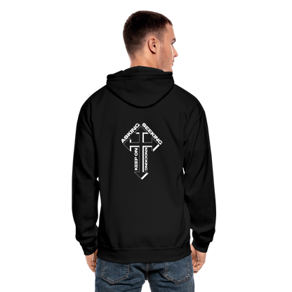 ASK SEEK KNOCK  - Hoodie - black