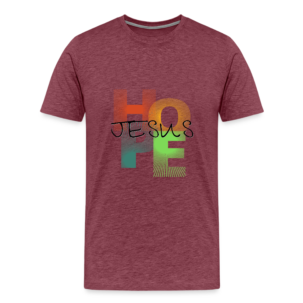 HOPE - heather burgundy