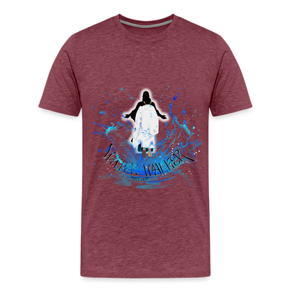 Water Walker - heather burgundy