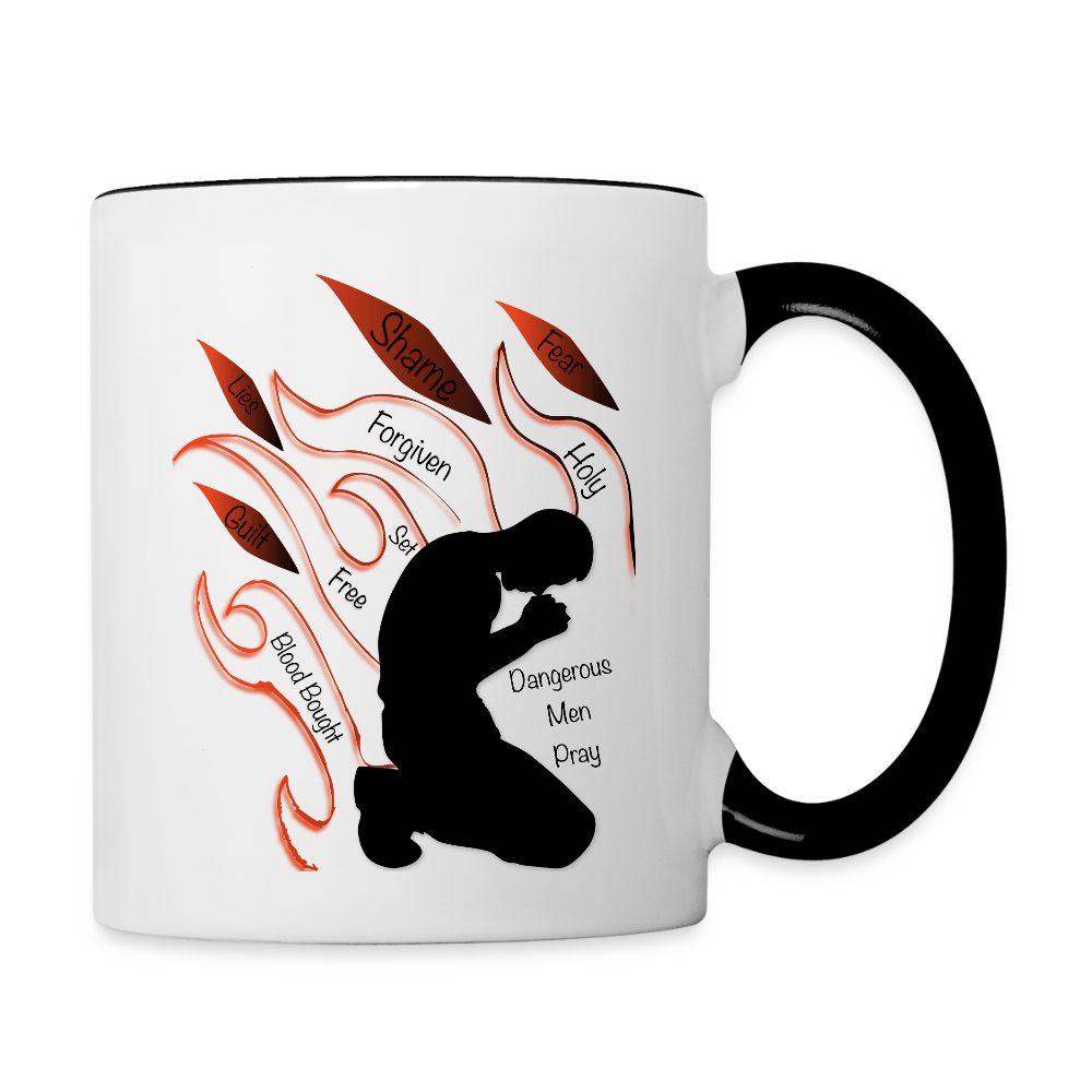 Dangerous Men Pray - white/black