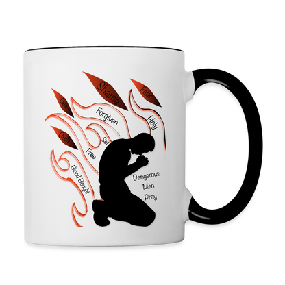 Dangerous Men Pray - white/black