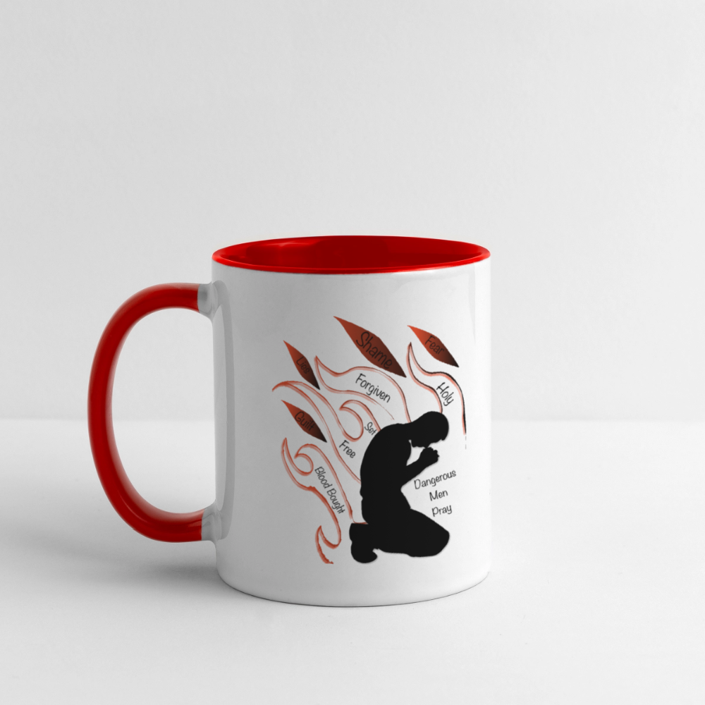 Dangerous Men Pray - white/red