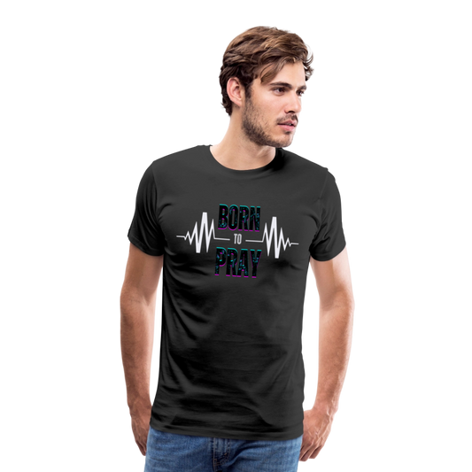 Born to Pray (White) - black