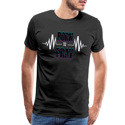 Born to Pray (White) - black