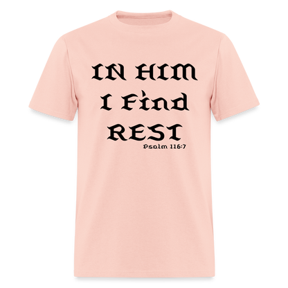 In Him I Find Rest - blush pink 