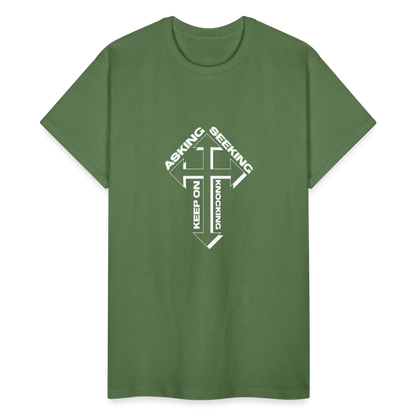 Ask Seek Knock - military green