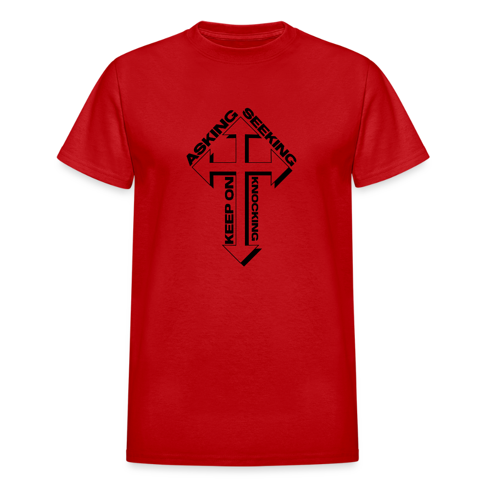 Ask Seek Knock - Blk - red