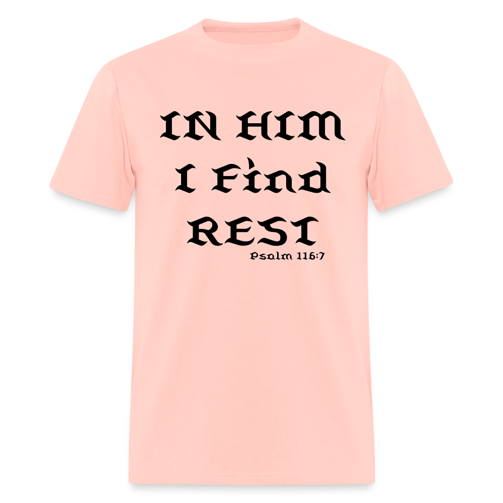 In Him I Find Rest - blush pink 