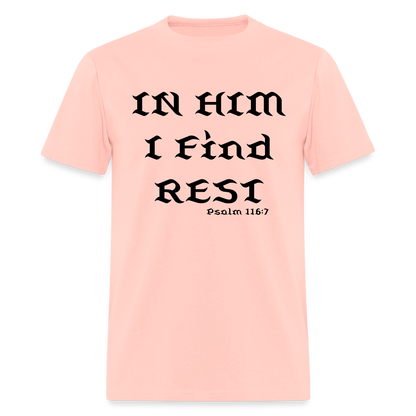 In Him I Find Rest - blush pink 