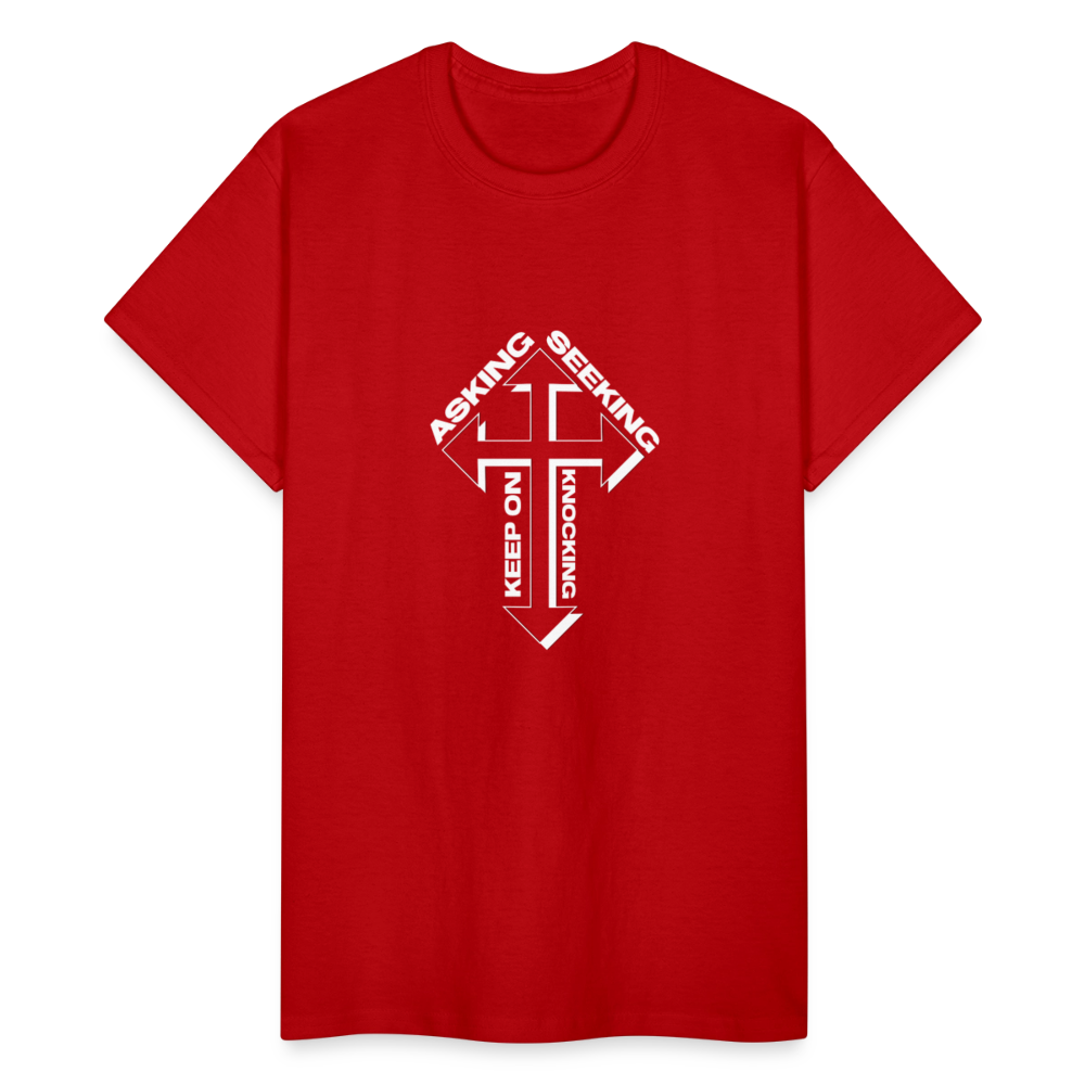 Ask Seek Knock - red