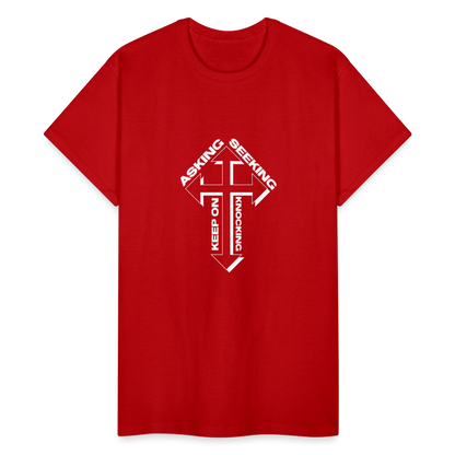 Ask Seek Knock - red