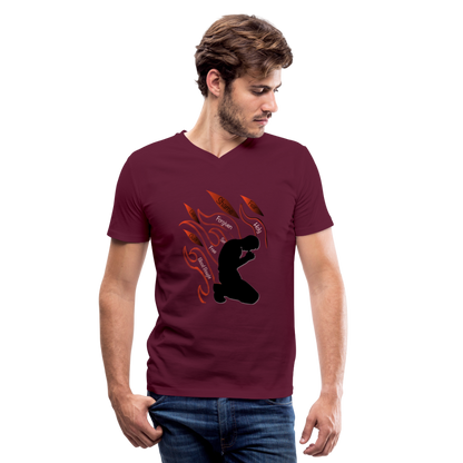 DMP - V-Neck - maroon