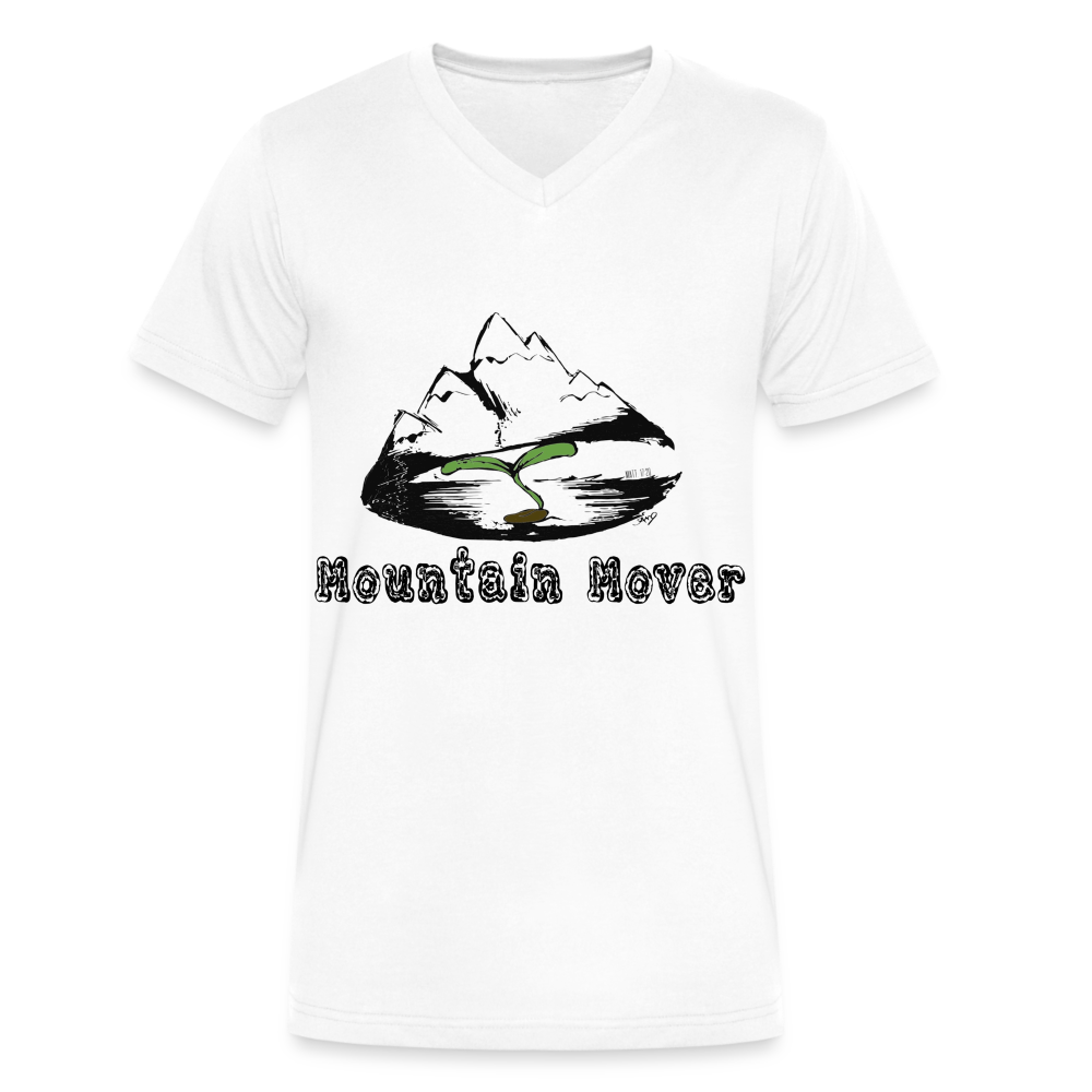 Mountain Mover V-Neck - white