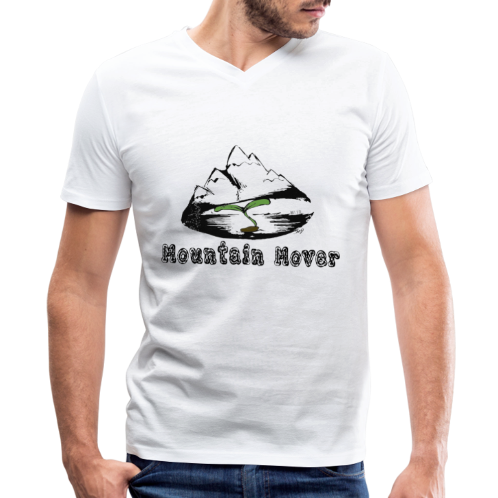 Mountain Mover V-Neck - white