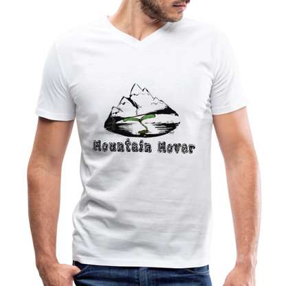 Mountain Mover V-Neck - white