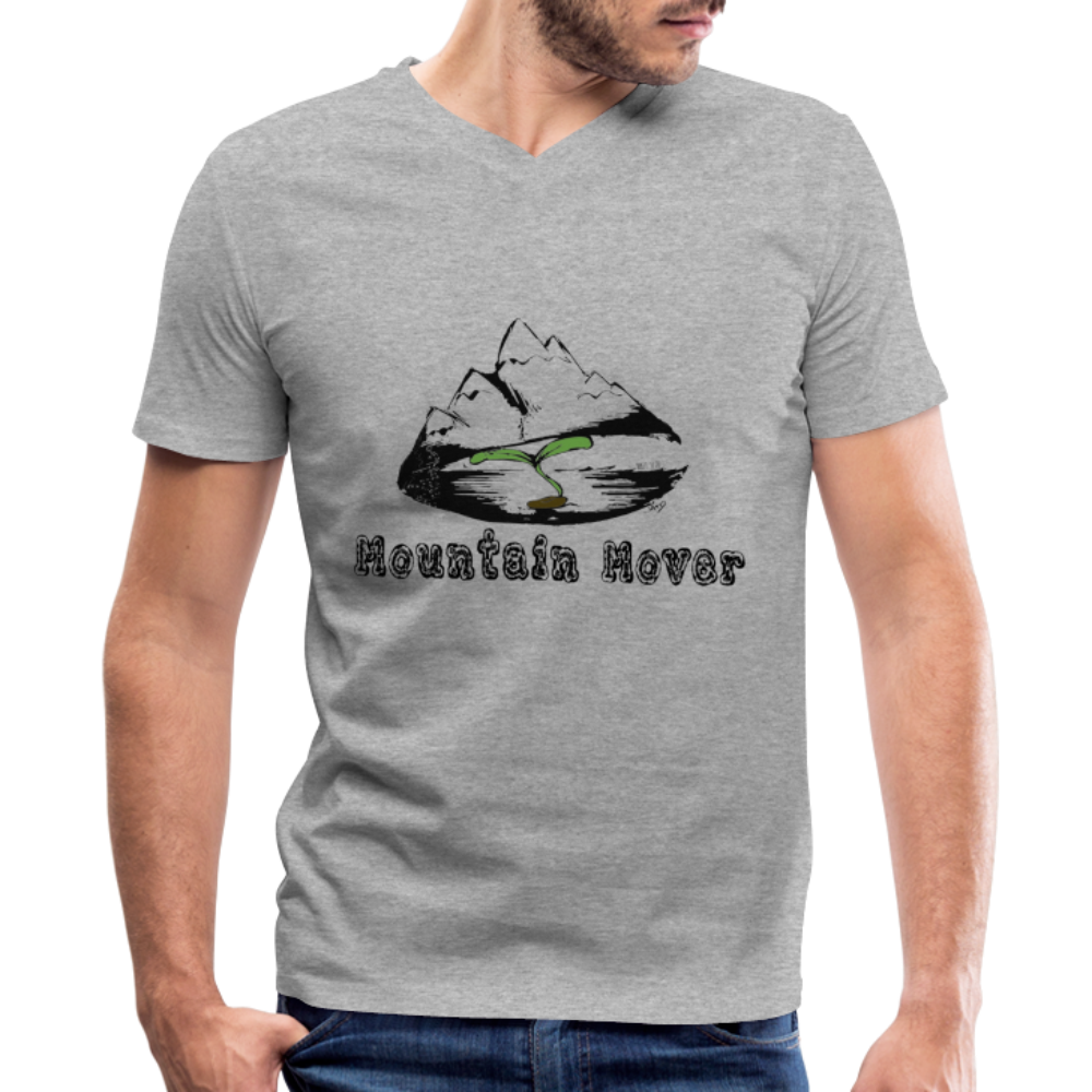 Mountain Mover V-Neck - heather gray