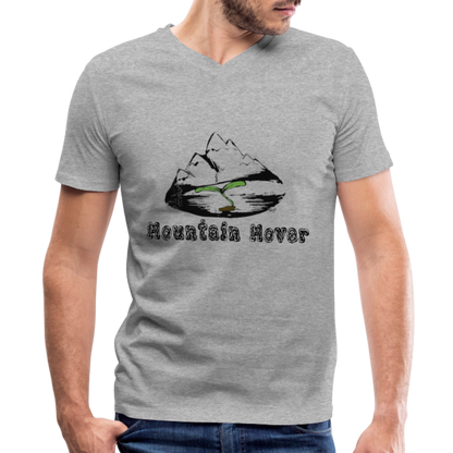 Mountain Mover V-Neck - heather gray