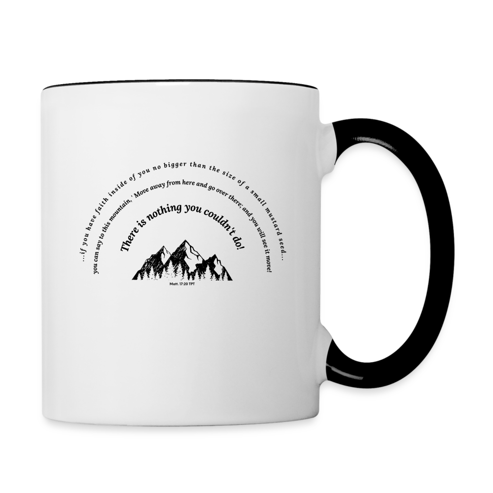 Mustard seed faith - Mug - white/black