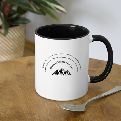 Mustard seed faith - Mug - white/black