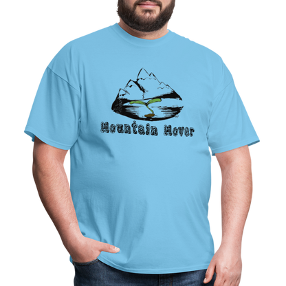 Mountain Mover Crew-Tee - aquatic blue